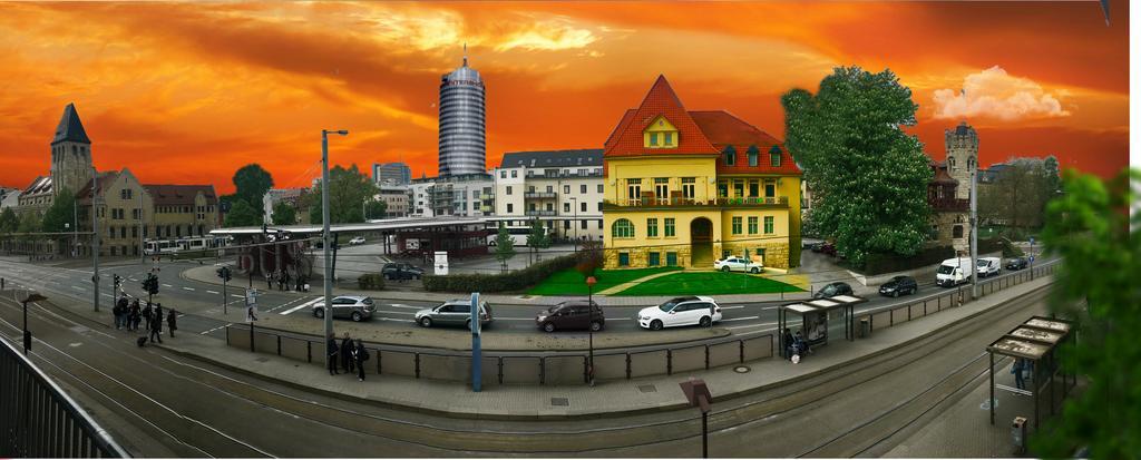 Cityhotel Jena Am Paradies Exteriör bild