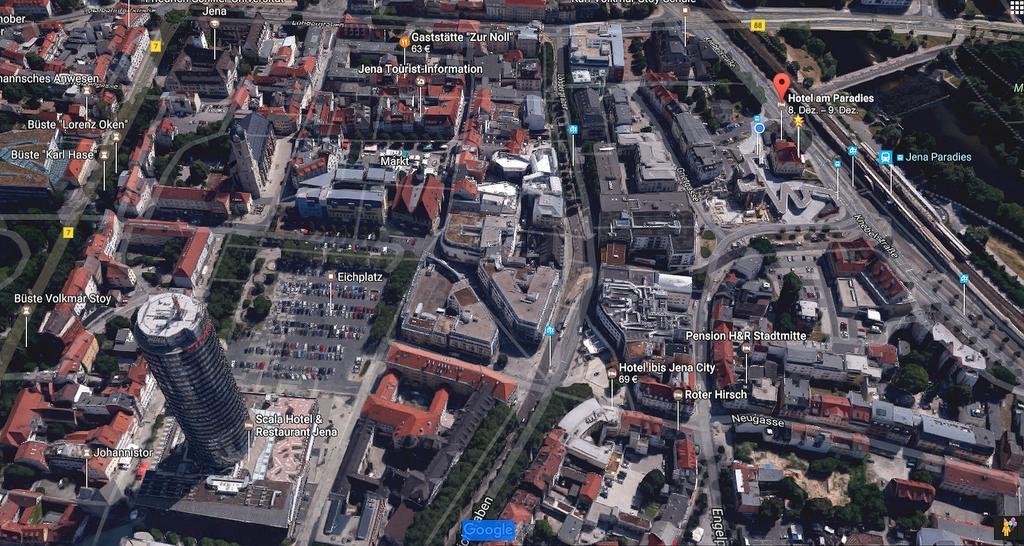 Cityhotel Jena Am Paradies Exteriör bild